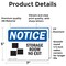 Signmission Storage Room No Exit, 7 in W x Rectangle, Vinyl Decal OS-2PACK-NS-D-57-L-16625 - alternate 6